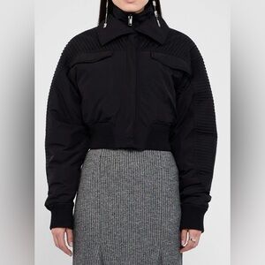 HAN KJØBENHAVN – Pleated Jacket / Blouson Bomber – Black
